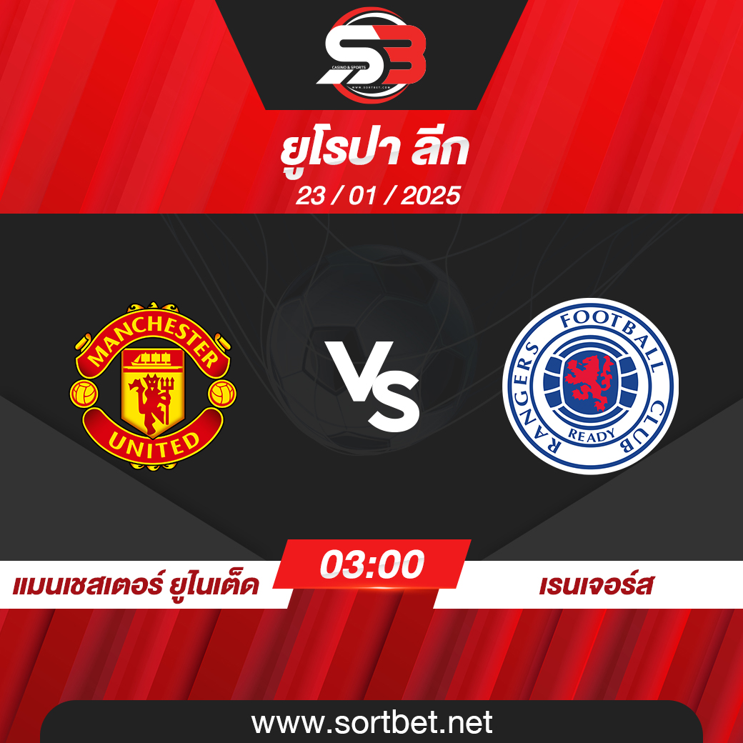 วิเคราะห์บอล แมนเชสเตอร์ ยูไนเต็ด พบ เรนเจอร์ส